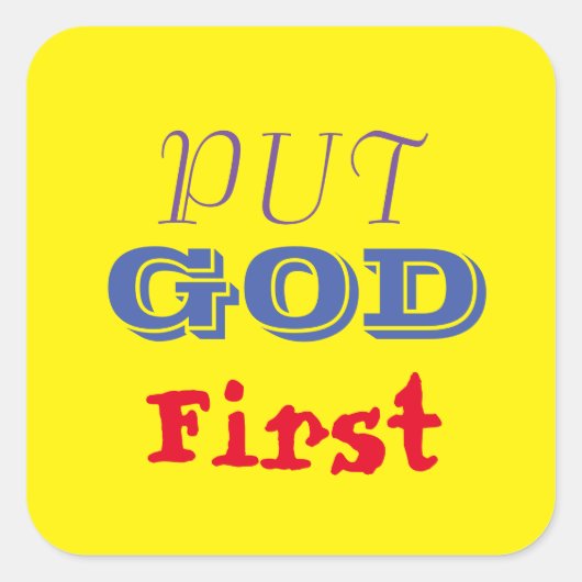 Carré Sticker (Devant)