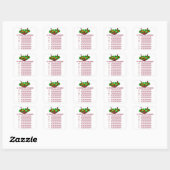 Carré Sticker 10 Veggies a Day Challenge (Feuille)