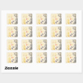 Carré Sticker 2020 S en bambou (Feuille)