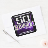 Carré Sticker 50 Bounce Tunes (Enveloppe)