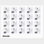 Carré Sticker à bénédiction aux instruments (Feuille)