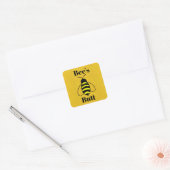 Carré Sticker à boutons d'abeille (Enveloppe)