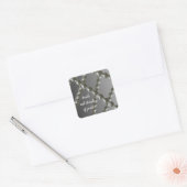 Carré Sticker à brins et brins de perles (Enveloppe)