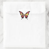 Carré Sticker à drapeau Espana Swallowtail (Sac)