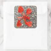 Carré Sticker à fleurs (Sac)