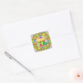Carré Sticker à gâteau de Pâques (Enveloppe)