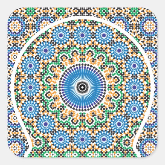 Carré Sticker à la marocaine (Devant)