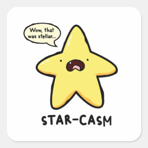 Carré Sticker à pistons astronomiques Star-casm