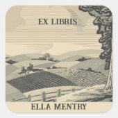 Carré Sticker à plaques agricoles modifiable (Devant)