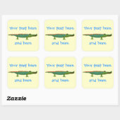 Carré Sticker Alligator (Feuille)