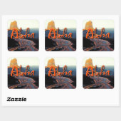Carré Sticker Aloha Lava (Feuille)