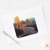 Carré Sticker Aloha Lava (Enveloppe)