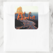 Carré Sticker Aloha Lava (Sac)