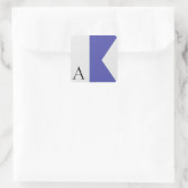 Carré Sticker Alphabet Signal Nautique (Sac)