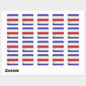 Carré Sticker Alphabet Signal Nautique C (Feuille)