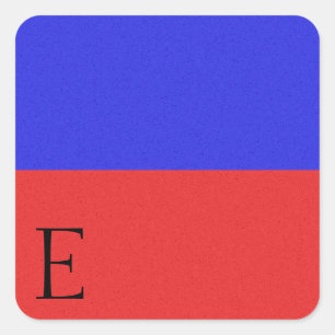 Carré Sticker Alphabet Signal Nautique E