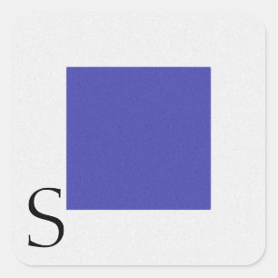 Carré Sticker Alphabet Signal Nautique S