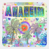 Carré Sticker Anaheim Deep Dream (Devant)