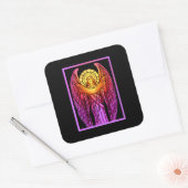 Carré Sticker Angel en verre tendu (Enveloppe)