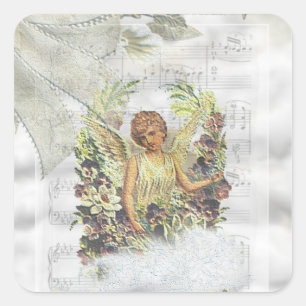 Carré Sticker Angel vintage