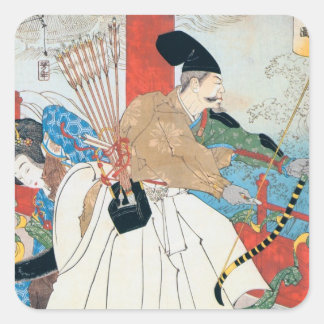 CARRÉ STICKER ARCHER JAPONAIS