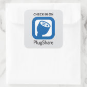 Carré Sticker "Archiver sur PlugShare" (Sac)