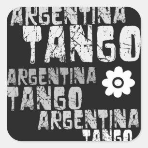 Carré Sticker argentin Tango