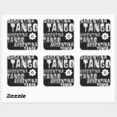 Carré Sticker argentin Tango (Feuille)