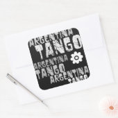 Carré Sticker argentin Tango (Enveloppe)
