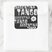 Carré Sticker argentin Tango (Sac)