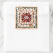 Carré Sticker Art Déco Verre Trait 2 (Sac)