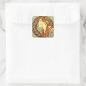Carré Sticker Art Nouveau Alphonse Mucha (Sac)