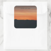 Carré Sticker Asheville, Caroline du Nord (Sac)