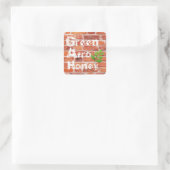 Carré Sticker au miel Afro vert 2 (Sac)