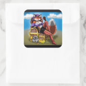 Carré Sticker au trésor (Sac)