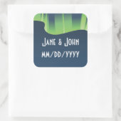 Carré Sticker Auroras Winter Wonderland (Sac)