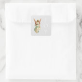 CARRÉ STICKER AVEC ANGE DE NOËL VINTAGE (Sac)