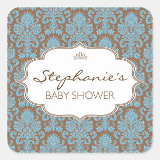Carré Sticker baby shower