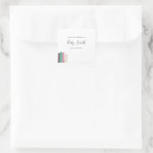 Carré Sticker baby shower (Sac)