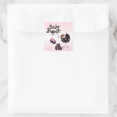 Carré Sticker baby shower 2 (Sac)