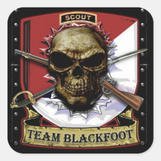 Carré Sticker Blackfoot de l'équipe