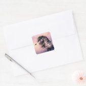 Carré Sticker bleu Cherokee (Enveloppe)