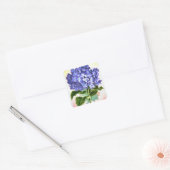 Carré Sticker Blue Hydrangea (Enveloppe)