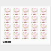 Carré Sticker Buffet WhimsicalDotty Anniversaire (Feuille)