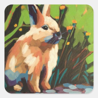 Carré Sticker Bunny