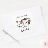 Carré Sticker Calico Loaf en direct (Enveloppe)