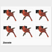 Carré Sticker cardinal (Feuille)