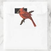 Carré Sticker cardinal (Sac)