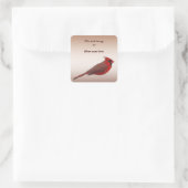 Carré Sticker Cardinal Bookplate (Sac)