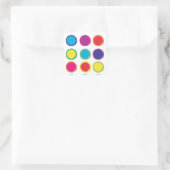 Carré Sticker Cercles Peints (Sac)
